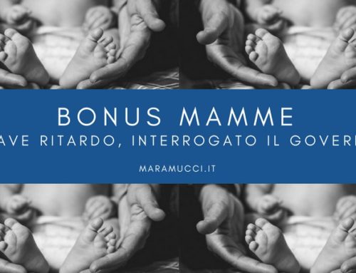 Bonus mamme, grave ritardo, interrogato il Governo